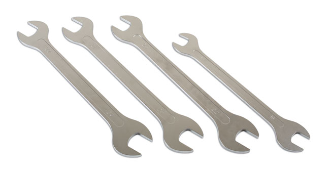 Laser Tools 6789 Ultra Thin Open Ended Spanner Set 4pc