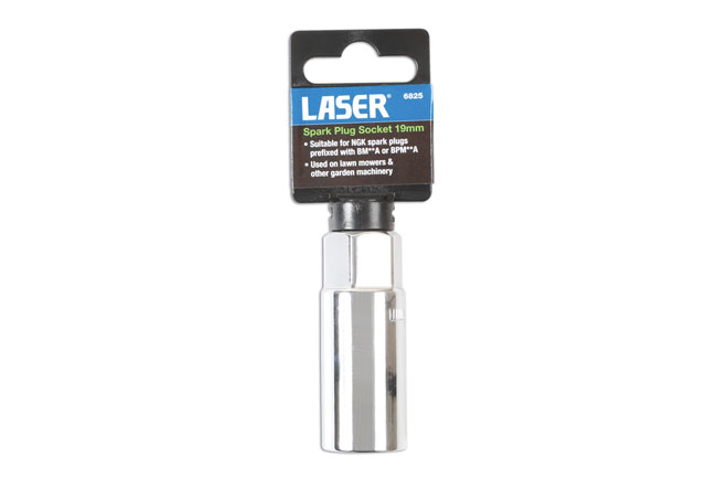 Laser Tools 6825 Spark Plug Socket 19mm