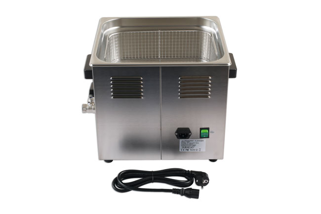 Laser Tools 6857 Ultrasonic Cleaner 13L - with Euro plug