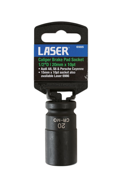 Laser Tools 6985 Caliper Brake Socket 20mm x 10pt