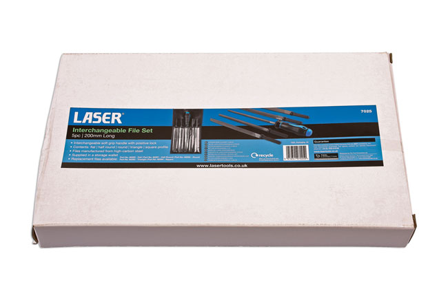 Laser Tools 7025 Interchangeable File Set 5pc