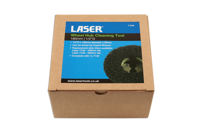 Laser Tools 7133 Wheel Hub Cleaning Tool 1/2"D 160mm