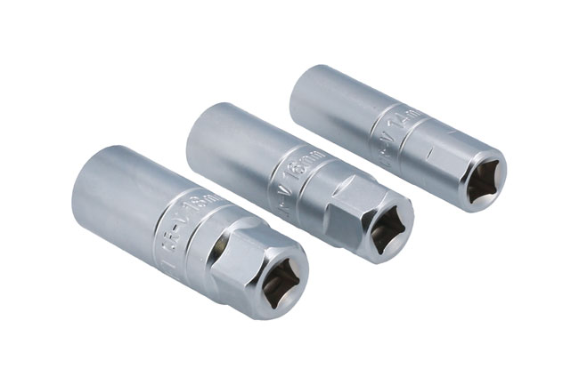 Laser Tools 7295 Thin Wall Spark Plug Socket Set 3/8"D 3pc