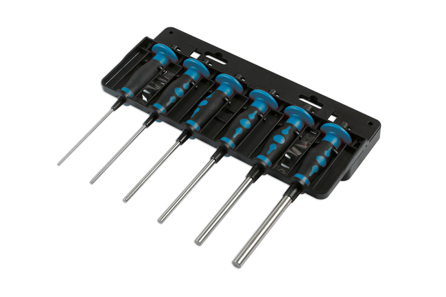 Laser Tools 7328 Parallel Pin Punch Set, Long 6pc