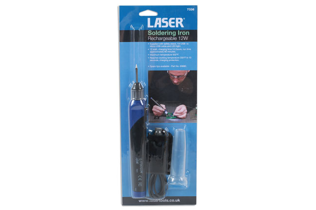 Laser Tools 7336 Rechargeable Soldering Iron 12w
