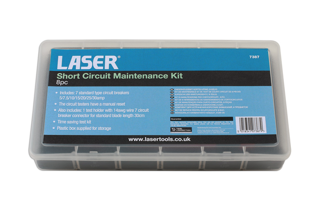 Laser Tools 7387 Short Circuit Diagnostic Kit 8pc