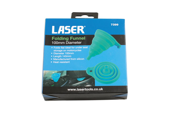 Laser Tools 7399 Folding Funnel 100mm