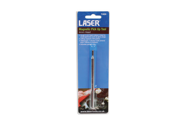 Laser Tools 7400 Magnetic Pick Up Tool - 4mm Head