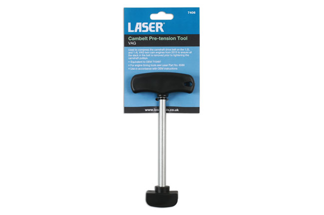Laser Tools 7406 Cam Belt Pre-Tension Tool - for VAG