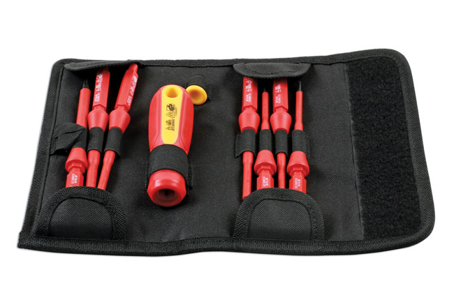 Laser Tools 7434 Insulated Star* Screwdriver Set 9pc