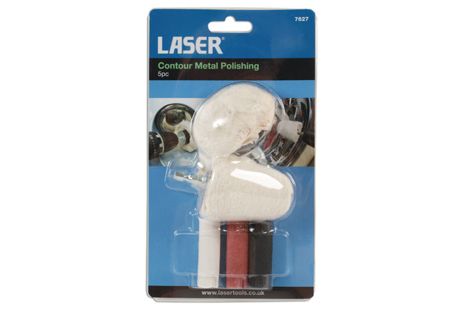 Laser Tools 7627 Contour Metal Polishing Set 5pc