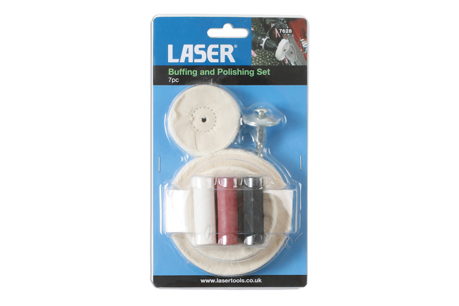 Laser Tools 7628 Buffing and Polishing Set 7pc