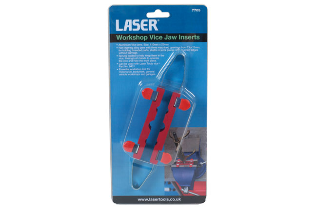 Laser Tools 7705 Workshop Vice Jaw Inserts