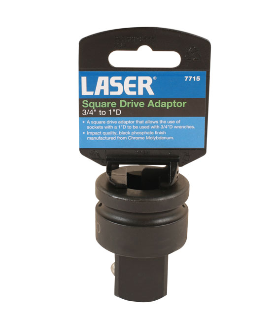 Laser Tools 7715 Impact Adaptor 3/4"D to 1"D