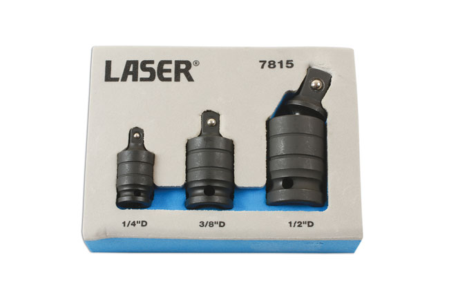 Laser Tools 7815 Impact Universal Joint Set 3pc
