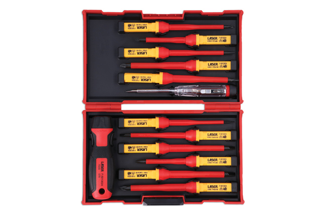 Laser Tools 7939 Insulated Screwdriver Set 13pc