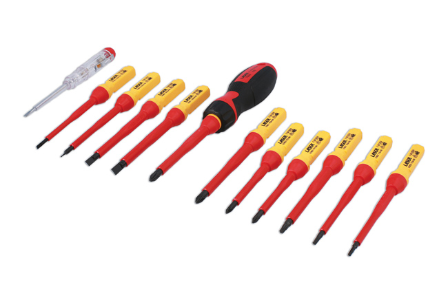 Laser Tools 7939 Insulated Screwdriver Set 13pc