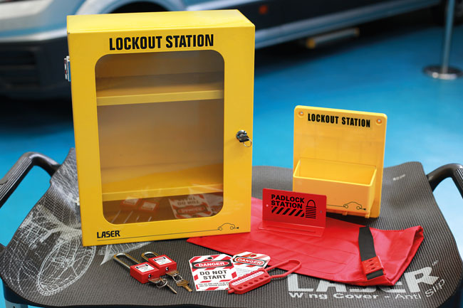 Laser Tools 7943 Long Shackle Safety Lockout Padlock