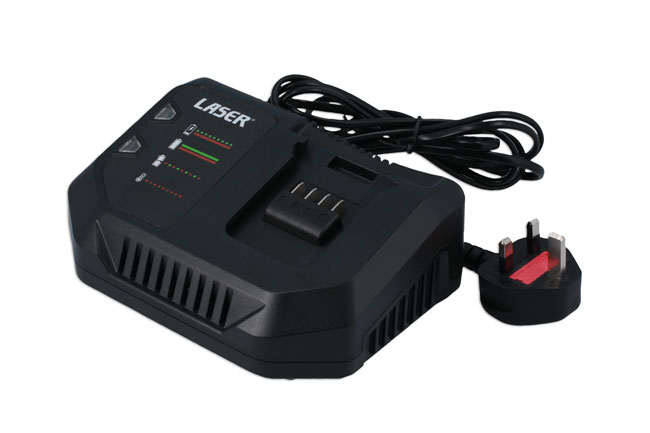 Laser Tools 8008 Battery Charger 230V Mains 4 amp with UK Plug