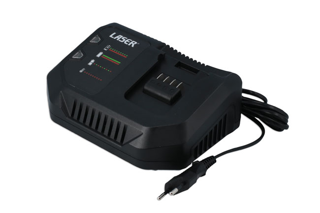 Laser Tools 8009 Battery Charger 230V Mains 4 amp with Euro 2 Pin Plug