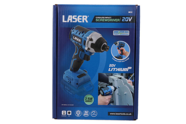Laser Tools 8012 Cordless Impact Screwdriver 20V w/o Battery