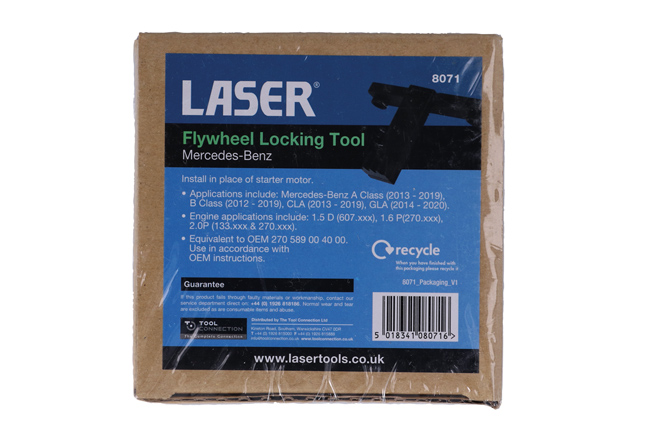 Laser Tools 8071 Flywheel Locking Tool - for Mercedes-Benz
