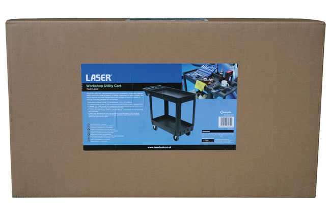 Laser Tools 8089 Workshop Utility Cart, Twin Level