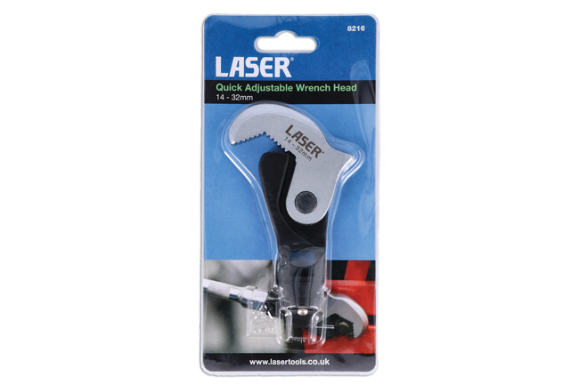 Laser Tools 8216 Quick Adjustable Wrench Head 14 - 32mm