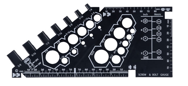 Laser Tools 8251 Nut, Bolt & Screw Measuring Gauge