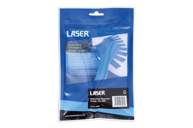 Laser Tools 8258 Brake Pad Thickness Gauge - for HGV