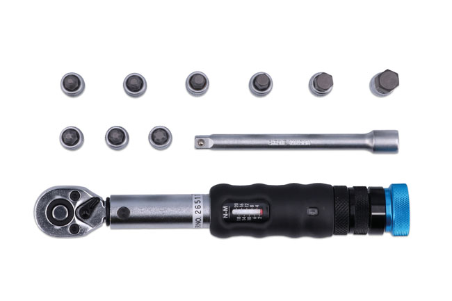 Laser Tools 8383 LTR Torque Wrench Set 1/4"D 4-20Nm