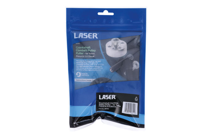 Laser Tools 8410 Crankshaft Cambelt Pulley Puller - for Volvo Petrol & 2.0 Diesel