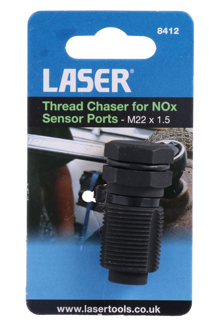 Laser Tools 8412 Thread Chaser For NOx Sensor Ports  M22 x 1.5