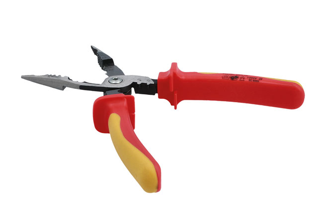 Laser Tools 8423 Insulated Long Nose Multifunctional Pliers 225mm