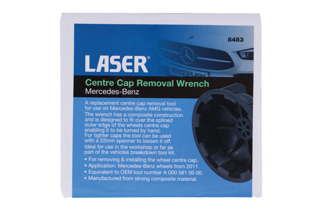 Laser Tools 8483 Centre Cap Removal Wrench - Mercedes-Benz