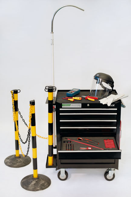 Laser Tools 8490 EV Cabinet with Foam Inlays, Tools & Safety Products