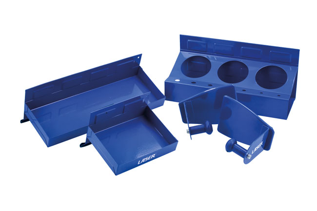Laser Tools 8657 Magnetic Holders & Tray Set 4pc