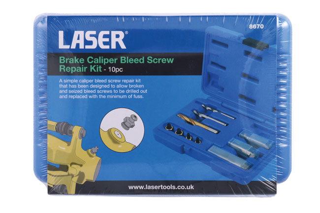 Laser Tools 8670 Brake Caliper Bleed Screw Repair Kit