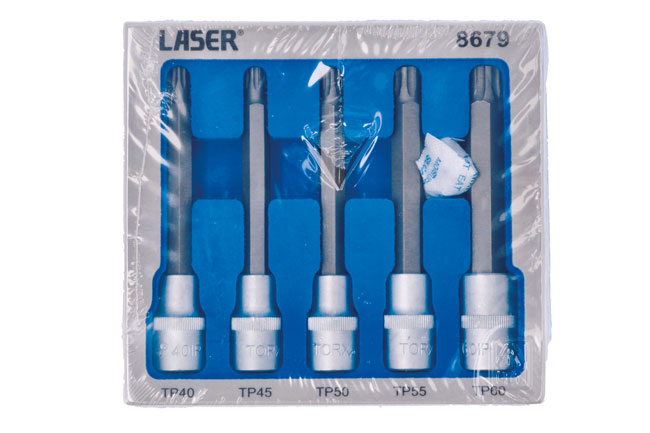 Laser Tools 8679 Long Series Torx Plus® Socket Bit Set 1/2 "D 5pc