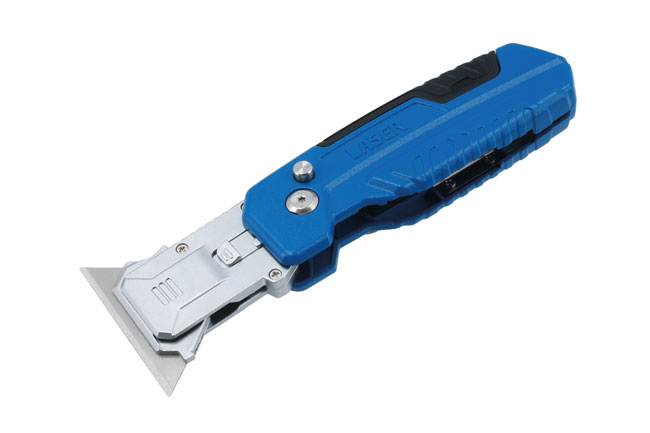 Laser Tools 8762 2-in-1 Folding Scraper & Utility Knife