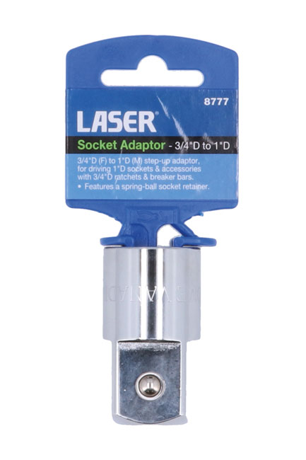 Laser Tools 8777 Socket Adaptor 3/4"D to 1"D
