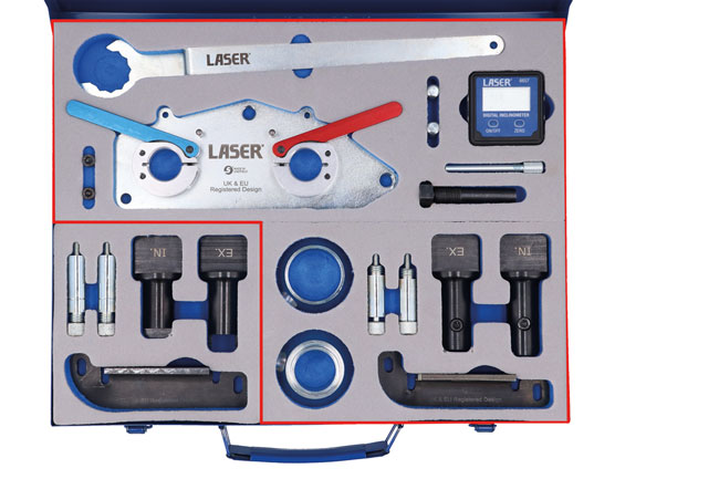 Laser Tools 8866 Engine Timing Adaptor Kit - for VW Group 1.2 TSi Petrol