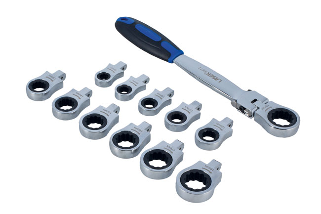 Laser Tools 8872 Multi Head Ratchet Spanner Set