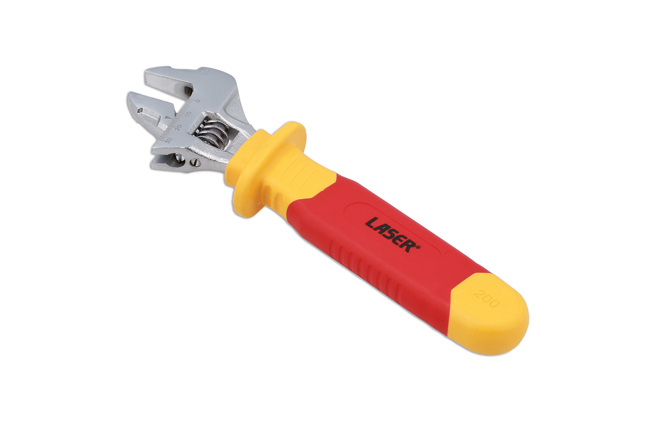 Laser Tools 8890 VDE Insulated Adjustable Wrench 200mm