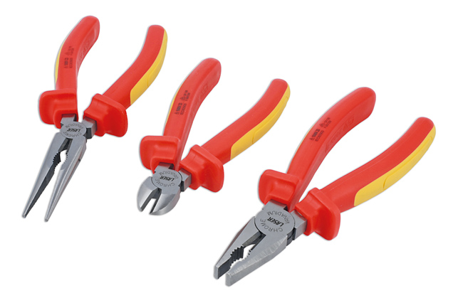 Laser Tools 8916 Insulated Plier Set 3pc