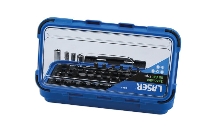 Laser Tools 8943 Specialist Bit Set 77pc