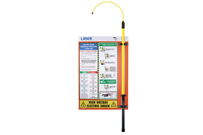 Laser Tools 8968 EV First Aid Information Storage Board c/w Insulated Rescue Pole