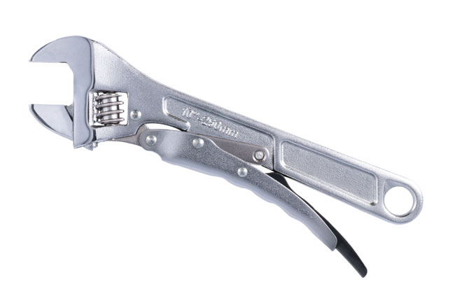 Laser Tools 8975 Locking Adjustable Wrench 250mm