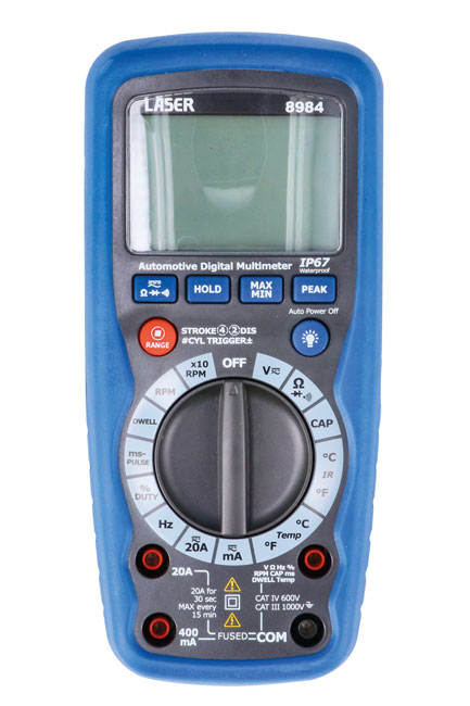 Laser Tools 8984 Digital Automotive Multimeter - CAT III/IV