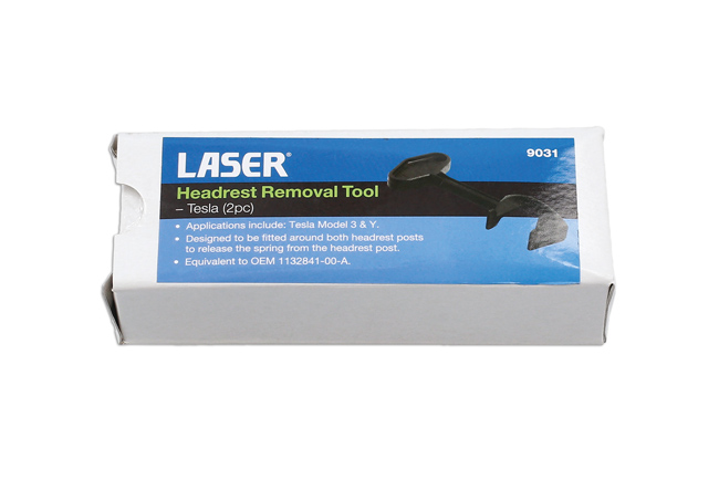 Laser Tools 9031 Headrest Removal Tool - Tesla (2pc)